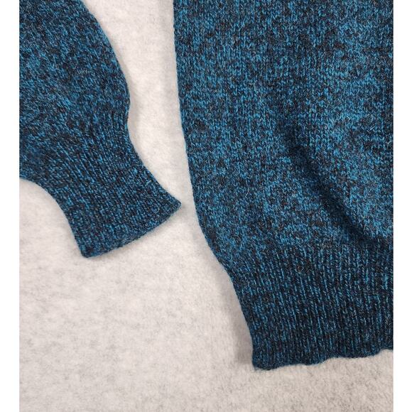 Michael Jordan x Lowell Dreyfus VTG Turquois Shetland Wool Crewneck Sweater Sz L - Picture 3 of 10